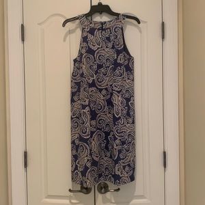 Loft dress large paisley print